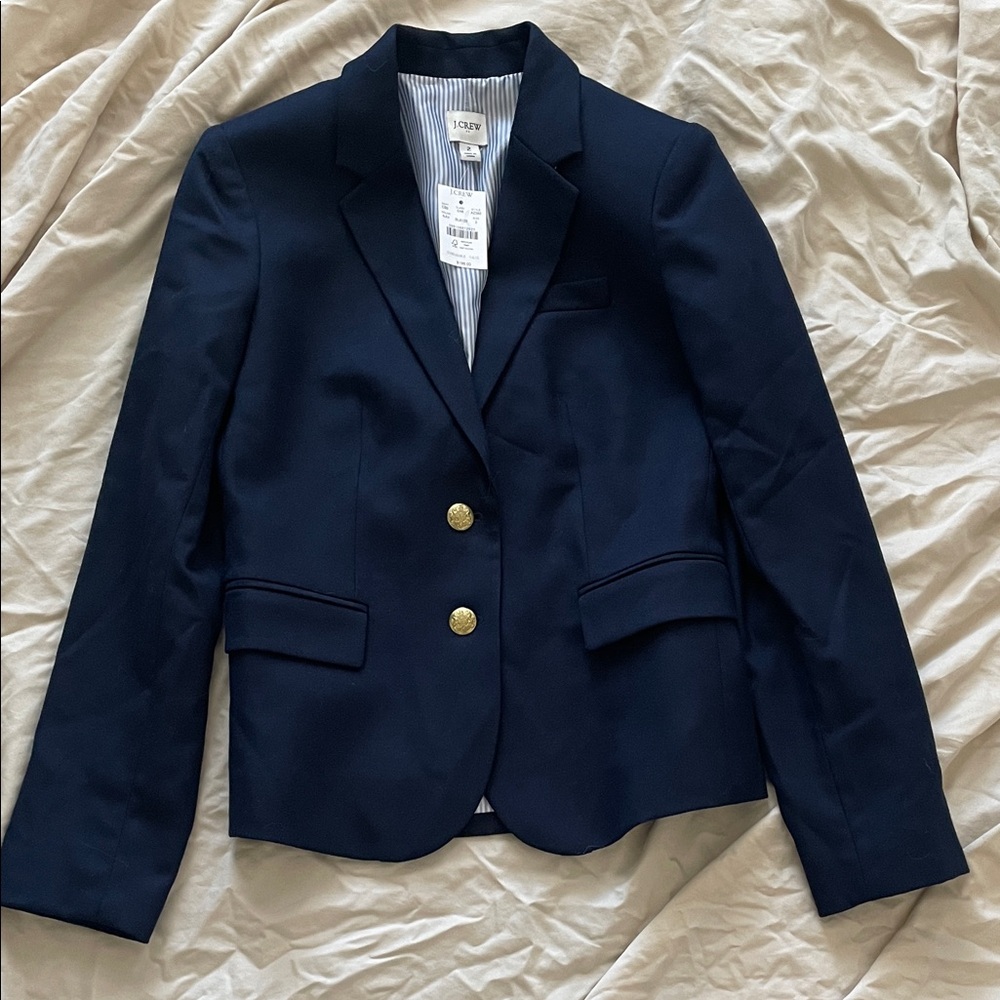 NWT J Crew Navy Blazer